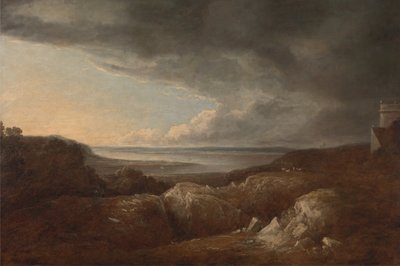 Veduta del Fiume Severn, vicino a Kings Weston, Residenza di Lord de Clifford da Benjamin Barker